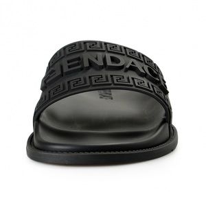 NEW Men's Versace x Fendi FENDACE Logo Pool Slides Sandals Size 13 US 12 U.K.